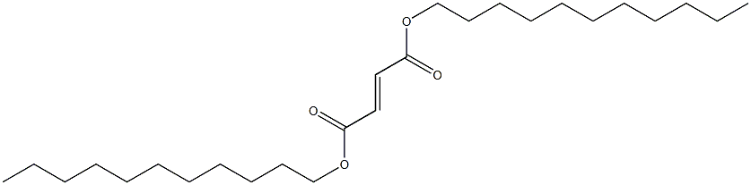 Fumaric acid diundecyl ester 结构式