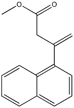 3-(1-Naphtyl)-3-butenoic acid methyl ester Structure