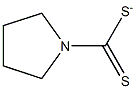 Pyrrolidine-1-dithiocarboxylic acid anion