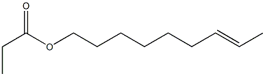 Propionic acid 7-nonenyl ester Structure