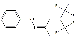 5,5,5-Trifluoro-4-(trifluoromethyl)-3-penten-2-one phenyl hydrazone|