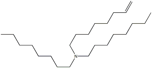 N,N-Dioctyl-7-octenylamine Structure