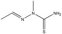 Acetaldehyde 2-methyl thiosemicarbazone 结构式