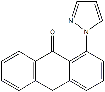 1-(1H-Pyrazol-1-yl)anthrone