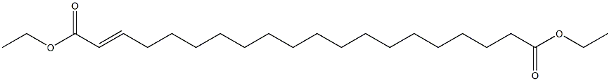 2-Icosenedioic acid diethyl ester 结构式