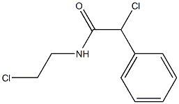 N-(2-Chloroethyl)-2-chloro-2-(phenyl)acetamide Struktur