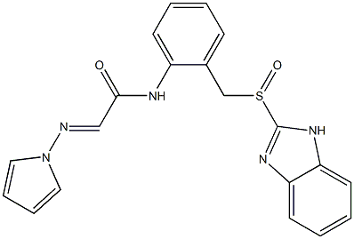 2-[[2-[(Pyrrolizinoacetyl)amino]benzyl]sulfinyl]-1H-benzimidazole