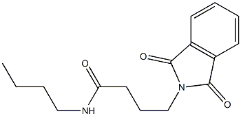 N-Butyl-1,3-dioxo-2-isoindolinebutyramide 结构式