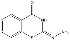 2,3-Dihydro-2-hydrazono-4H-1,3-benzothiazin-4-one,,结构式
