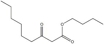 3-Ketopelargonic acid butyl ester Struktur