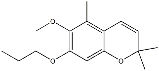 2,2,5-Trimethyl-7-propoxy-6-methoxy-2H-1-benzopyran