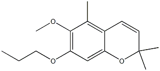  2,2,5-Trimethyl-7-propoxy-6-methoxy-2H-1-benzopyran