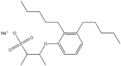 3-(2,3-Dipentylphenoxy)butane-2-sulfonic acid sodium salt