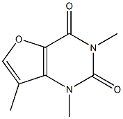 1,3,7-Trimethylfuro[3,2-d]pyrimidine-2,4(1H,3H)-dione 结构式