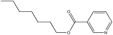 Nicotinic acid heptyl ester,,结构式