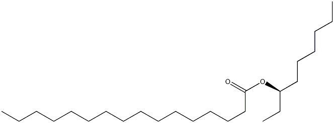 (+)-パルミチン酸[(R)-ノナン-3-イル] 化学構造式