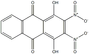 1,4-Dihydroxy-2,3-dinitroanthraquinone,,结构式