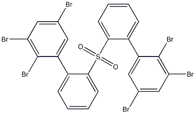 2,3,5-Tribromophenylphenyl sulfone Structure