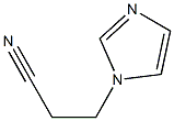 1-(2-シアノエチル)-1H-イミダゾール 化学構造式