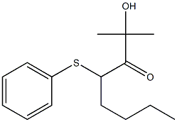 4-(Phenylthio)-2-hydroxy-2-methyl-3-octanone