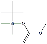 [(1-Methoxyethenyl)oxy]dimethyl tert-butylsilane,,结构式