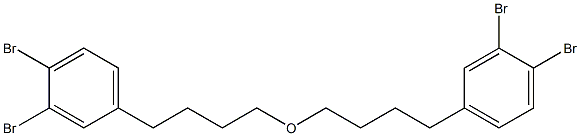 3,4-Dibromophenylbutyl ether Structure