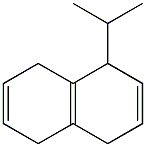 1,4,5,8-Tetrahydro-1-isopropylnaphthalene Struktur