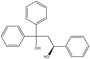 [S,(-)]-1,1,3-Triphenyl-1,3-propanediol,,结构式