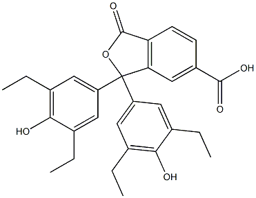 1,1-Bis(3,5-diethyl-4-hydroxyphenyl)-1,3-dihydro-3-oxoisobenzofuran-6-carboxylic acid