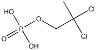 Phosphoric acid dihydrogen (2,2-dichloropropyl) ester Structure