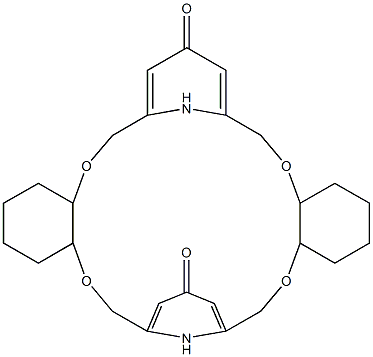 2,6-[(1,4-Dihydro-4-oxopyridine)-2,6-diyl]bis[methyleneoxy(cyclohexane-6,1-diyl)oxymethylene]pyridin-4(1H)-one,,结构式