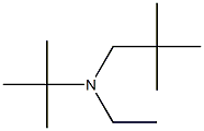 N-tert-ブチル-N-エチル-2,2-ジメチル-1-プロパンアミン 化学構造式