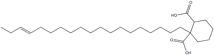 Cyclohexane-1,2-dicarboxylic acid hydrogen 1-(16-nonadecenyl) ester,,结构式