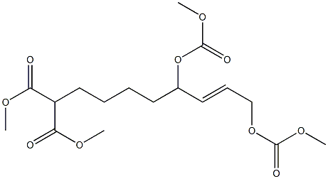  (8E)-2-Methoxycarbonyl-7,10-bis(methoxycarbonyloxy)-8-decenoic acid methyl ester