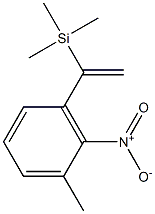 1-ニトロ-6-(1-トリメチルシリルエテニル)-2-メチルベンゼン 化学構造式