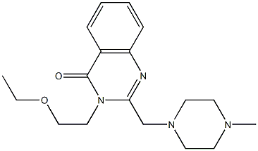  2-[(4-Methylpiperazin-1-yl)methyl]-3-(2-ethoxyethyl)quinazolin-4(3H)-one