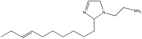 1-(2-Aminoethyl)-2-(7-decenyl)-3-imidazoline,,结构式