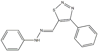  4-(Phenyl)-5-(2-phenylhydrazonomethyl)-1,2,3-thiadiazole