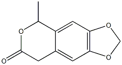 5-Methyl-5H-1,3-dioxolo[4,5-g][2]benzopyran-7(8H)-one,,结构式