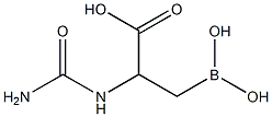 3-Dihydroxyboryl-2-ureidopropionic acid,,结构式