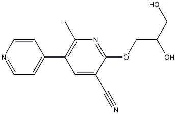 2-(2,3-Dihydroxypropoxy)-5-(4-pyridinyl)-6-methylpyridine-3-carbonitrile