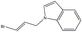 1-(3-Bromo-2-propenyl)-1H-indole Struktur