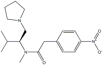 2-(4-Nitrophenyl)-N-methyl-N-[(S)-2-methyl-1-(1-pyrrolidinylmethyl)propyl]acetamide|