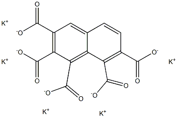 1,2,3,7,8-Naphthalenepentacarboxylic acid pentapotassium salt 结构式