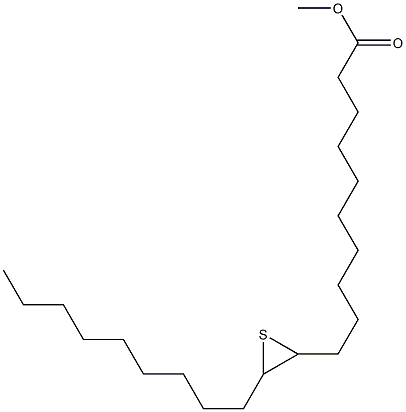 11,12-Epithiohenicosanoic acid methyl ester Structure