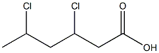 3,5-Dichlorohexanoic acid Struktur