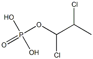 Phosphoric acid dihydrogen (1,2-dichloropropyl) ester Structure