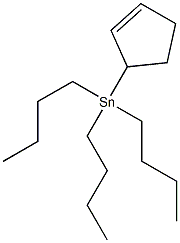 2-Cyclopentenyltributylstannane Structure