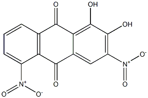 1,2-Dihydroxy-3,5-dinitroanthraquinone,,结构式