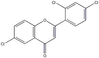 2',4',6-Trichloroflavone,,结构式